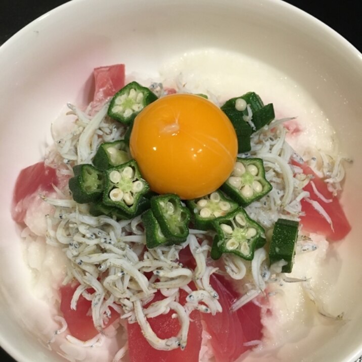 超簡単♡まぐろとろろ丼